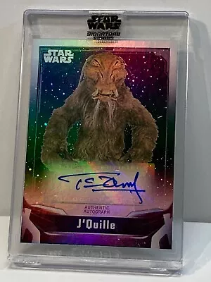 2021 Topps Star Wars Signature Tim Dry Auto J'quille • £19.29