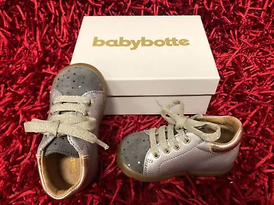 Sneaker Boy Babybotte Size 19 Color Grey New • £26.68