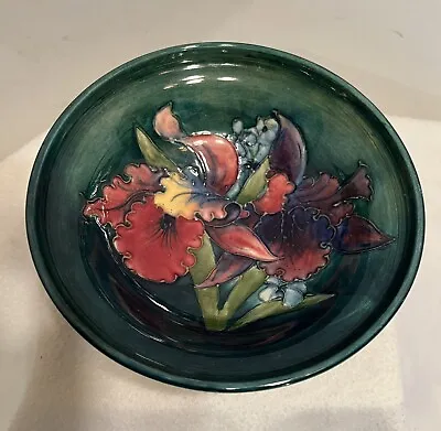 Moorcroft 7  Bowl Pottery (Orchid?) • $39.95