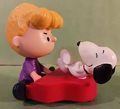 Schroeder & Spinning Snoopy On Piano Peanuts Movie 2015 Mc. H.M. Toy China • $7.50
