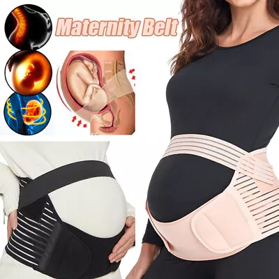 Pregnancy Maternity Belt Lumbar Back Support Waist Band Belly Bump Back Brace  • £7.99