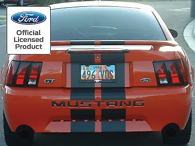 2002 2003 2004 Ford Mustang Letters Rear Bumper Inserts Vinyl Decals Fits 99-04 • $13.99