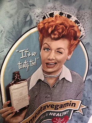 I Love Lucy Vitameatavegamin Beach Towel Bath Towel Logo Vision 30x60 • $16.99