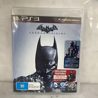 Batman Arkham Origins + Manual - Sony PlayStation 3 PS3 Game PAL Complete • $19.88