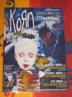 Korn - Other Side  Australian  Tour  -  Promo Tour Poster • $16.95