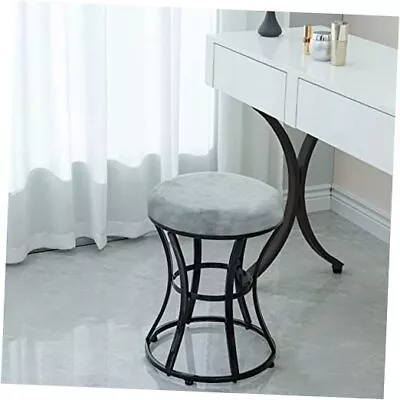 Vanity Stool Chair Modern Dressing Stool For Makeup Vanity With Black Grey • $67.25