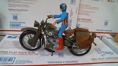 1/6 G.I. Joe CAPTAIN AMERICA WWII US ARMY MOTORCYCLE 12  WW2 • $150