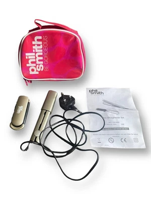 £15 • Buy Phil Smith Be Gorgeous Mini Straightener Set Complete Working   