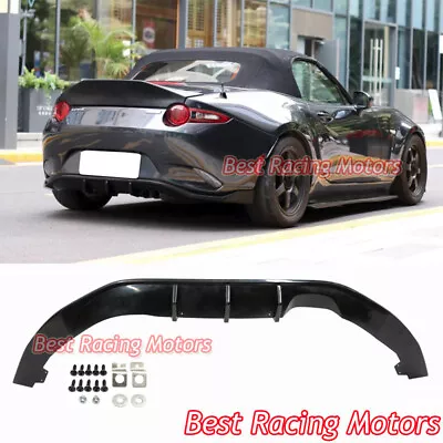 For 2016-2024 Mazda Miata MX5 ND ND2 Aero Style Rear Bumper Diffuser (Urethane) • $129.99