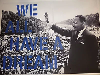 A - Mr Brainwash - We All Have A Dream - Blue Edition - MLK - Martin Luther King • $1262.70