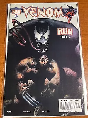 Venom 7 Sam Keith Cover Wolverine Run Part 2 V 1 Spider-man Marvel Comics • $6.99