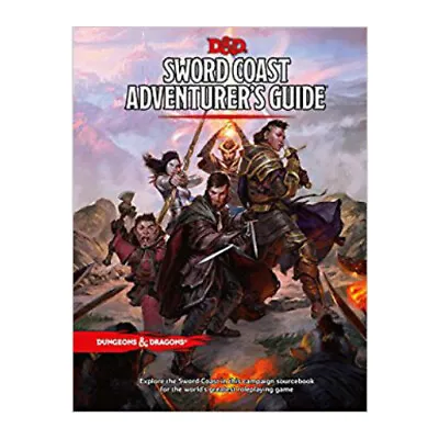 $49.95 • Buy D&D Sword Coast Adventure Guide - Hard Cover 5th Edition Book Dungeons & Dragons