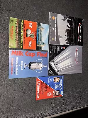 17 X English League Cup Final Programmes • £20