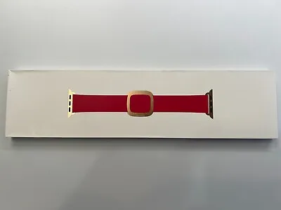 MSRP $149 New Sealed Genuine Apple Modern Buckle Leather Watch Bands Medium 41mm • $64.99
