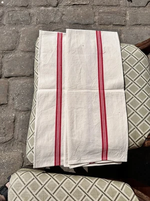 £22 • Buy 2 French Linen Vintage Tea Towels