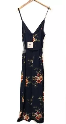 Ladies GIRL IN MIND Navy Patterned Dress UK Size 12 - CG E21 • £7.99