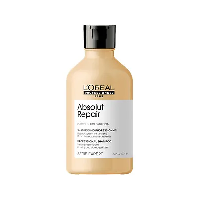 £12.95 • Buy L'Oreal Serie Expert Absolut Repair Shampoo For Damaged Hair 300ml 