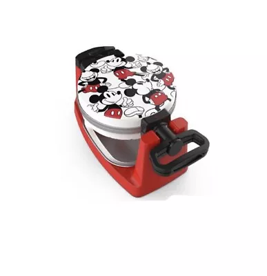 Mickey Mouse Rotating Bubble Waffle Maker Single Flip Waffle Iron NEW IN BOX • $39.99