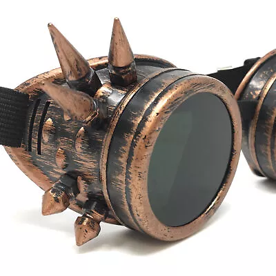 Steampunk Welding Goggles Glasses Eye Protection Cyber Goth Punk Sunglasses  • $12.99