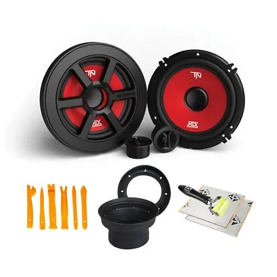 MTX TERMINATOR6S 45W 6.5  Component Speakers W/ NVX Complete Speaker Install Kit • $104.16