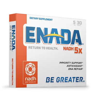 ENADA - NADH 5X 5 Mg 30 Tablets • $26.49