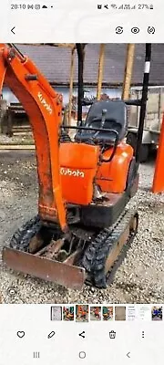 Kubota K008-3 Micro Diggermini Diggerexcavator 2 Buckets • £6200