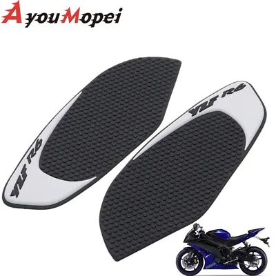 For YAMAHA YZF-R6 2008-2016 Tank Traction Side Pad Gas Fuel Knee Grip Decal • $15.29