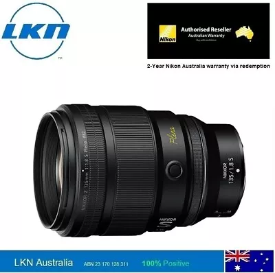 Nikon Nikkor Z 135mm F/1.8 S Plena Lens • $4275