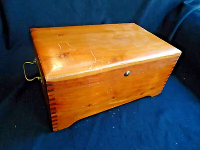 1930s Box -  Mary Lu Playthings  Decal Mcgraw Box Co. Cedardovetailedbeautifu • $44.99