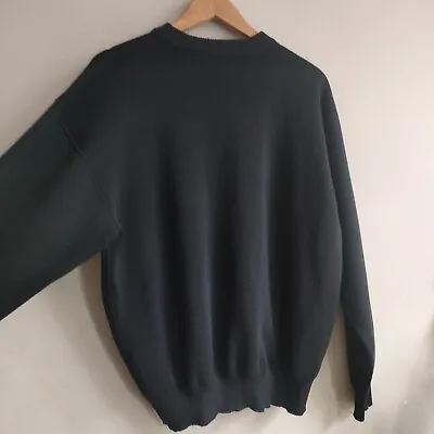 Saint James Wool & Cotton Blend Navy Jumper Sweater Chest 48  Size S - M - L  • £49.95