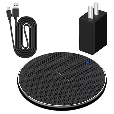 Wireless Fast Charger Dock Charging Pad Cable Power Adapter For Nokia 8 Sirocco • $26.87