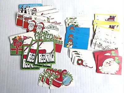 Vintage Mid Century Christmas Gift Tags To From Package Self Stick 86 Pieces • $8.99