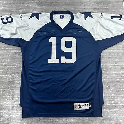 Dallas Cowboys Jersey Sz 58 Mens Miles Austin #19 Reebok Throwbacks NFL Football • $24.99