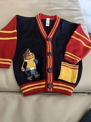 Toddler Boys  Golf Sweater Cardigan Sz 18-24 Moths • $8.20