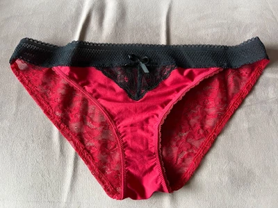 £2.50 • Buy M&S Briefs Knickers Size 14 Red BNWOT Marks Spencer Autograph Limited Collection