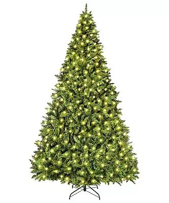 9ft Christmas Tree With Lights Artificial Holiday Xmas Tree Pre-lit Pine Trees • $285.99