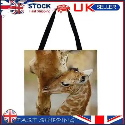 £6.12 • Buy Giraffe Printed Shoulder Shopping Bag Casual Large Tote Handbag