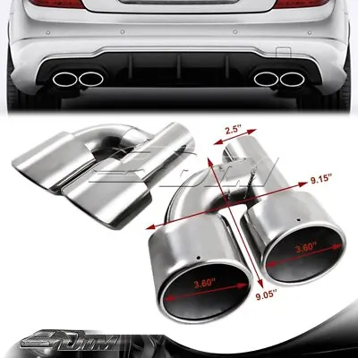 For 08-14 Mercedes-benz C-class C300/c350/c63 Amg Dual T304 Exhaust Muffler Tip • $99.99