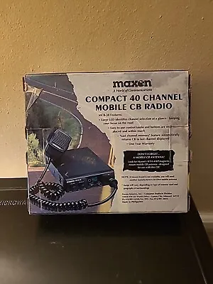 Maxon Compact 40 Channel Mobile CB Radio MCB-30 New Open Box • $50