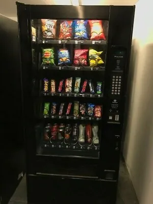 £1440 • Buy Narrow Snack, Can & Bottle Combi Vending Machine With Card System Fitted 