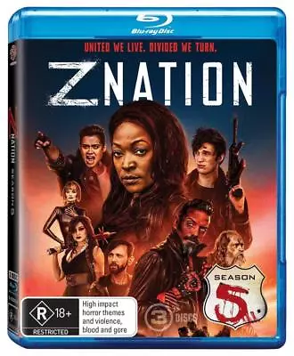 Z NATION 5 (2018): FINAL Zombie Apocalypse TV Season Series -  Au RgB BLU-RAY • $32.95