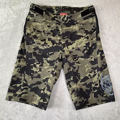 Troy Lee Designs Shorts Mens 32 Camo Skyline Adjustable Waist Mountain Bike • $35.87