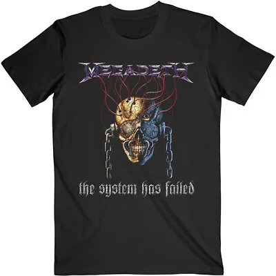 Megadeth System Has Failed Black T-Shirt OFFICIAL • £16.39