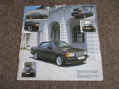 Original Brochure AMG Mercedes W123 Coupe Large Format Brochure280E • $44.75