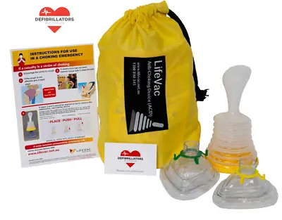 Genuine LifeVac Anti Choking Device - Made In USA - 3 Mask Soft Pack • $159