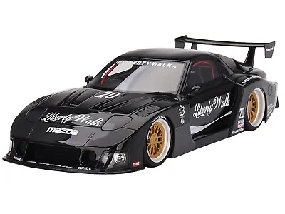 Mazda Rx-7 Lb-super Silhouette Liberty Walk Black 1/18 Model By Top Speed Ts0528 • $184.99