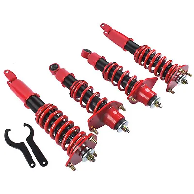 Red Coilovers Struts Shocks Suspension Kits Adj. Height For 2004-2011 Mazda RX-8 • $257.99