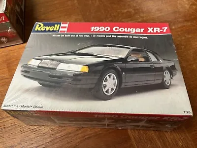 Revell Model Kit 1990 Cougar XR-7 1:25 Scale New Sealed Box • $29.99