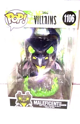 POP! Funko  MALEFICENT As DRAGON Villains #1106 10  Figure • $49.99