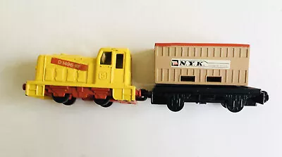 Vintage Matchbox Superfast Shunter #24 Flat Car & Container • $10